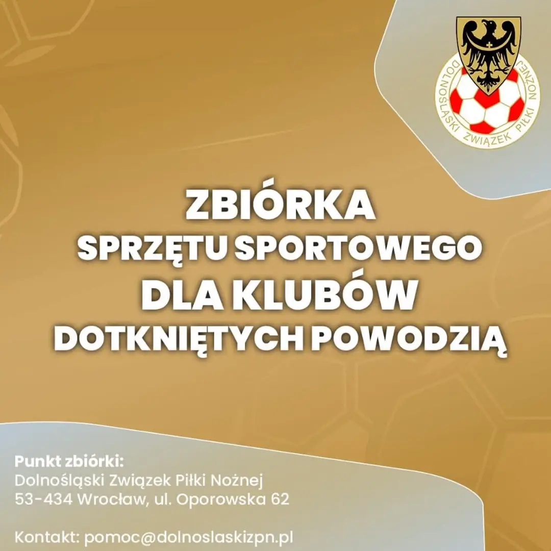 Turbo Myjnie 24h, zbiórka na sprzęt sportowy dla klubów dotkniętych powodzią